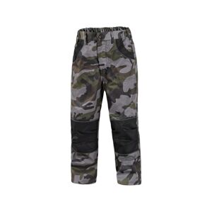 CXS CAMO dětské Kalhoty do pasu camouflage zelená 140